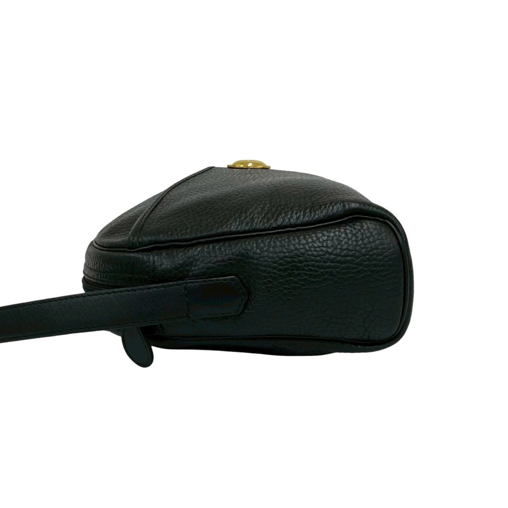 CHRISTIAN DIOR Vintage Black Leather Shoulder Bag - Picture 5 of 10